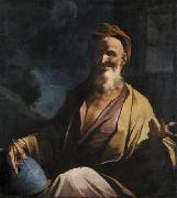 Giuseppe Antonio Petrini Laughing Democritus. Spain oil painting artist